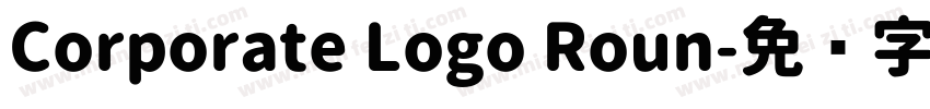 Corporate Logo Roun字体转换